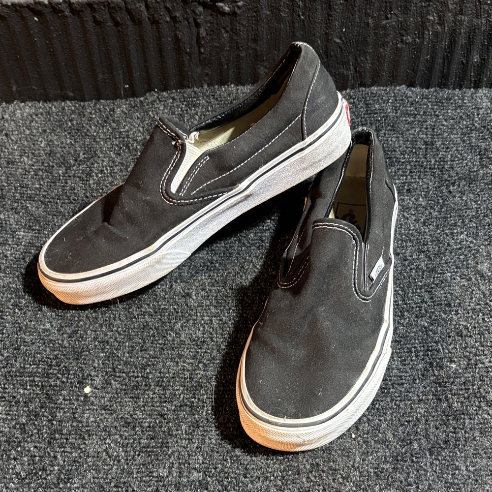 Vans Women’s Black Slip-On Sneakers